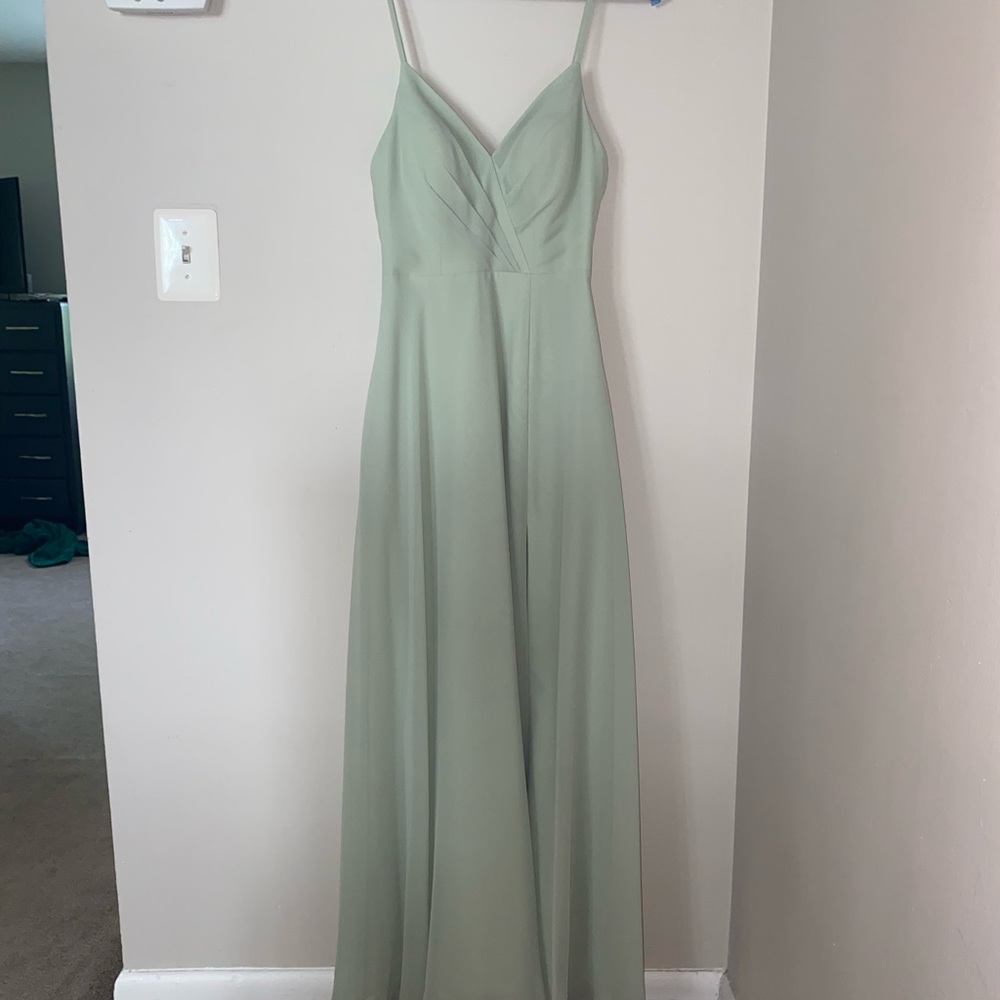 AZAZIE Dusty Sage Maxi Dress